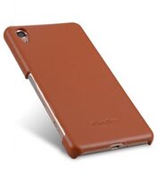 Melkco Premium Genuine Leather Snap Cover For Sony Xperia X Performance (Traditional Vintage Brown)