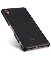 Melkco Premium Genuine Leather Snap Cover For Sony Xperia XA (Traditional Vintage Black)