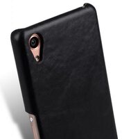 Melkco Premium Genuine Leather Snap Cover For Sony Xperia XA (Traditional Vintage Black)