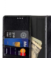 Melkco Premium Leather Case for Samsung Galaxy Note 8 - Wallet Book Clear Type Stand (Black LC)