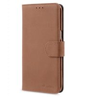 Melkco Premium Leather Case for Samsung Galaxy S6 Edge Plus - Wallet Book Type (Classic Vintage Brown)