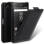 Melkco Premium Leather Case for Sony Xperia Z5 Compact - Jacka Type (Black LC)