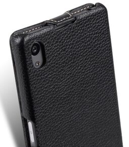 Melkco Premium leather Case for Sony Xperia Z5 - Jacka Type (Black LC)