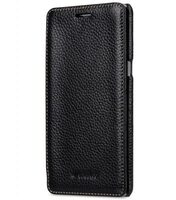 Melkco Premium Leather Face Cover Book Type Case for Samsung Galaxy Note 7 - Black LC