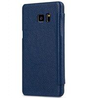 Melkco Premium Leather Face Cover Book Type Case for Samsung Galaxy Note 7 - Dark Blue LC