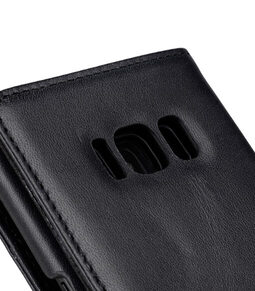 Melkco Premium Leather Case for Samsung Galaxy S8 Plus - Alphard Type ( Black )