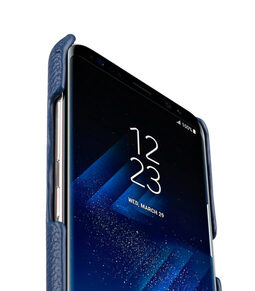Melkco Premium Leather Card Slot Back Cover V2 for Samsung Galaxy S8 - ( Dark Blue LC )