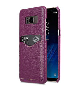 Premium Leather Card Slot Back Cover for Samsung Galaxy S8