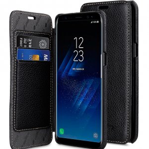 Premium Leather Case for Samsung Galaxy S8 Plus - Face Cover Book Type
