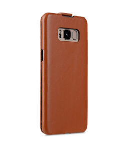 Melkco Premium Leather Case for Samsung Galaxy S8 - Jacka Type ( Brown )
