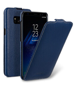 Melkco Premium Leather Case for Samsung Galaxy S8 - Jacka Type ( Dark Blue LC )