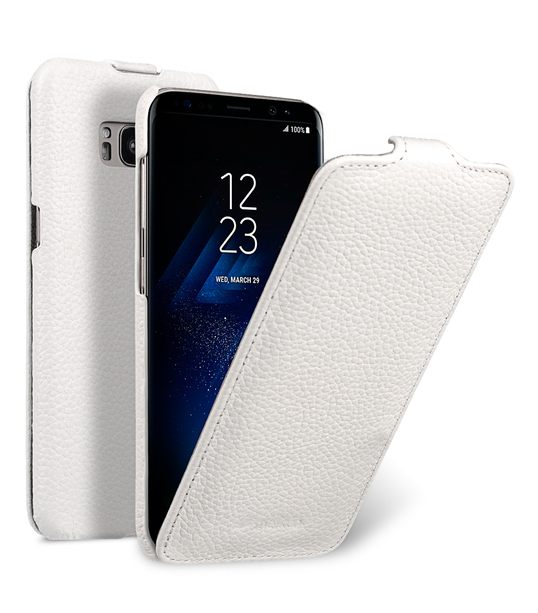 Melkco Premium Leather Case for Samsung Galaxy S8 - Jacka Type ( White LC )