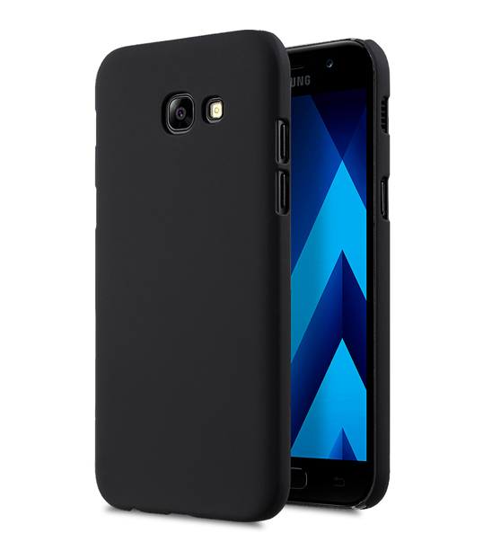 Melkco Rubberized PC Cover for SAMSUNG GALAXY A3 (2017) -Black (Without screen protector)
