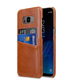 Melkco PU Leather Dual Card Slots Snap Cover for Samsung Galaxy S8 Plus - ( Brown CH )