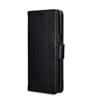 Melkco Wallet Book Series Lai Chee Pattern PU Leather Wallet Book Type Case for Samsung Galaxy S8 - ( Black LC )