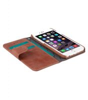 Melkco Premium Leather Cases for Apple iPhone 6 (4.7") - Wallet Book Type (Classic Vintage Brown)