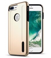 Kubalt double Layer Case for Apple iPhone 7 / 8 Plus (5.5") - Gold / Black