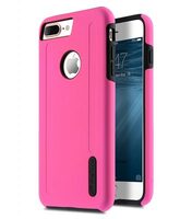 Kubalt Double Layer Case for Apple iPhone 7 / 8 Plus (5.5") - Pink / Black