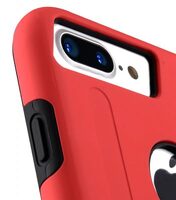 Kubalt double layer case for iphone for Apple iphone7/ 8 Plus(5.5") - Red/Black