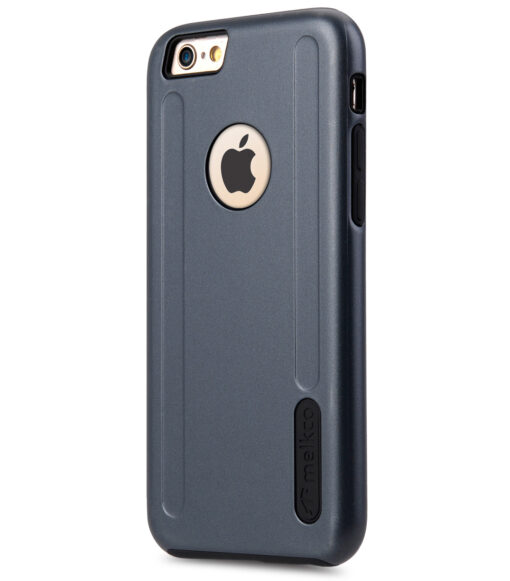Melkco Special Edition Metallic Kubalt Series for iPhone 6s Plus ( Space Grey / Black )