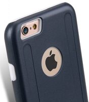 Melkco Special Edition Metallic Kubalt Series for iPhone 6s Plus ( Space Grey / White )