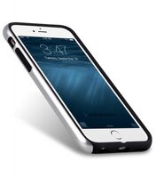 Melkco Special Edition Metallic Kubalt Series for iPhone 6s Plus ( Silver / Black )