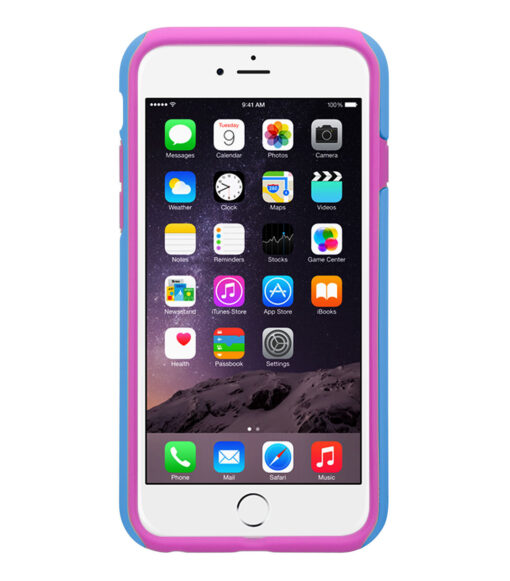 Melkco Kubalt Double Layer Cases for Apple iPhone 6 (5.5") (Blue / Pink)