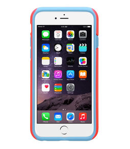 Melkco Kubalt Double Layer Cases for Apple iPhone 6 (4.7") (Red / Dark Blue)