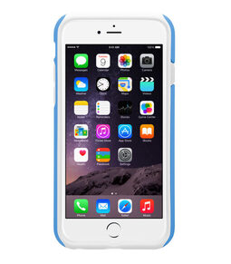 Melkco Kubalt Double Layer Cases for Apple iPhone 6 (4.7") (Blue / White)