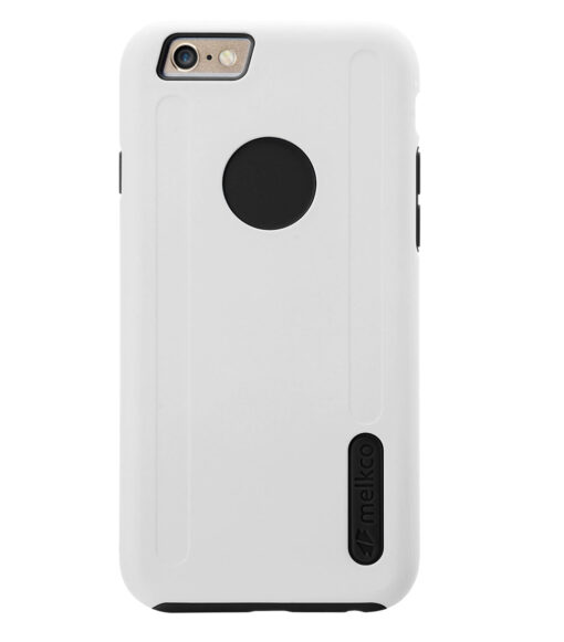 Melkco Kubalt Double Layer Cases for Apple iPhone 6 (5.5") (White/Black)