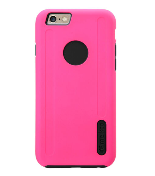 Melkco Kubalt Double Layer Cases for Apple iPhone 6 (5.5") (Pink / Black)