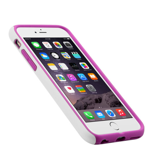Melkco Kubalt Double Layer Cases for Apple iPhone 6 (5.5") (White / Pink)