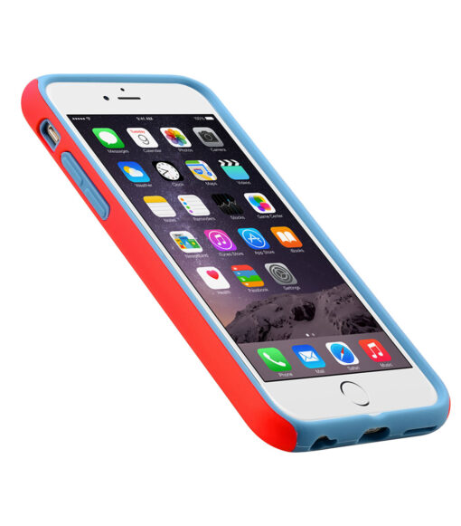 Melkco Kubalt Double Layer Cases for Apple iPhone 6 (5.5") (Red / Dark Blue)