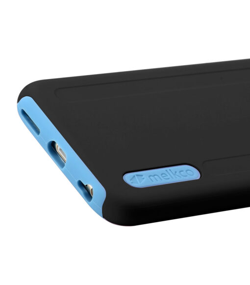 Melkco Kubalt Double Layer Cases for Apple iPhone 6 (4.7") (Black / Dark Blue)
