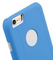 Melkco Kubalt Double Layer Cases for Apple iPhone 6 (5.5") (Blue / White)