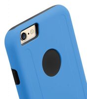 Melkco Kubalt Double Layer Cases for Apple iPhone 6 (4.7") (Blue / Black)