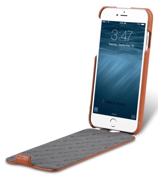 Melkco Premium Leather Case for Apple iPhone 7 (4.7'') - Jacka Type (Brown)