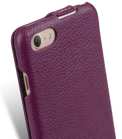 Melkco Premium Leather Case for Apple iPhone 7 (4.7") - Jacka Type (Purple LC)