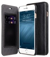 Melkco Premium Leather Face Cover Book Type Case for Apple iPhone 7 / 8 Plus(5.5") - Black LC