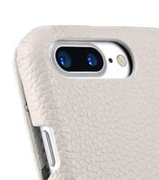 Melkco Premium Leather Face Cover Book Type Case for Apple iPhone 7 / 8 Plus(5.5") - White LC