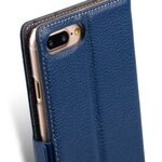 Melkco Premium Leather Case for Apple iPhone 7 / 8 Plus (5.5") - Locka Type (Dark Blue LC)
