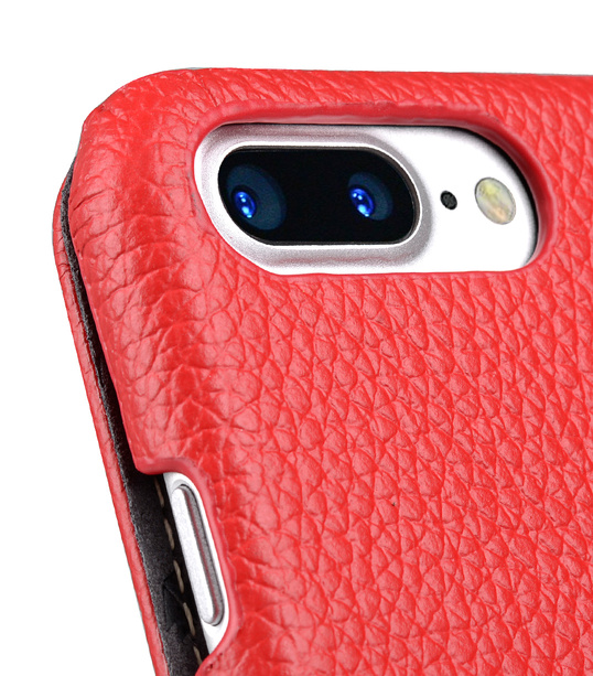 Melkco Premium Leather Case for Apple iPhone 7 / 8 Plus (5.5") - Booka Type (Red LC)