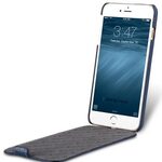 Melkco Premium Leather Case for Apple iPhone 7 / 8 Plus (5.5") - Jacka Stand Type (Dark Blue LC)