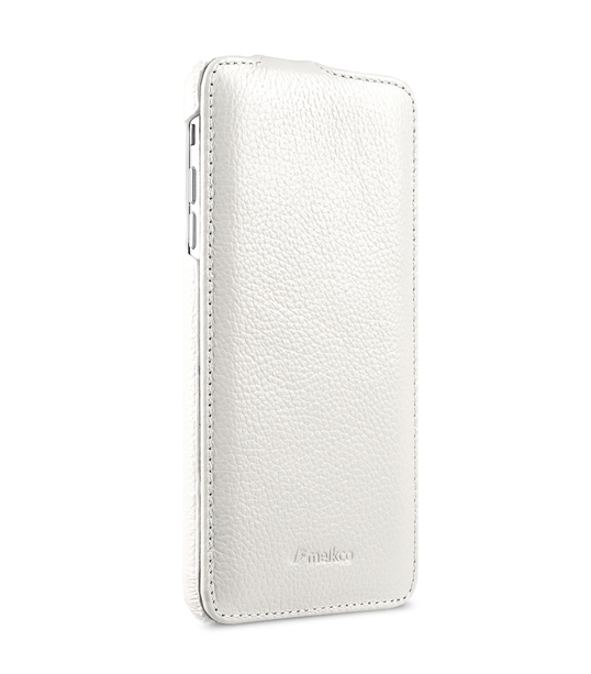 Melkco Premium Leather Case for Apple iPhone 7 / 8 Plus (5.5") - Jacka Type (White LC)