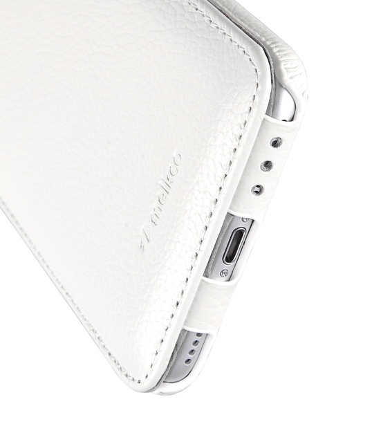 Melkco Premium Leather Case for Apple iPhone 7 / 8 Plus (5.5") - Jacka Type (White LC)