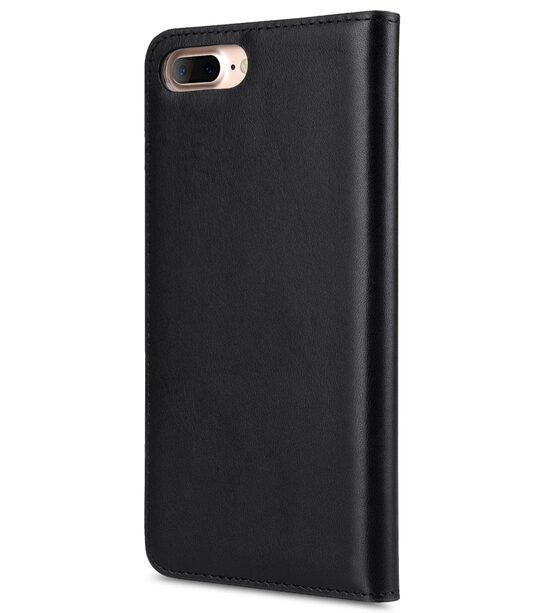 Melkco Premium Cowhide Leather Herman Series Book Style Case for Apple iPhone 7 / 8 Plus (5.5") (Black)