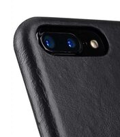Melkco Elite Series Waxfall Pattern Premium Leather Coaming Snap Cover Case for Apple iPhone 7 / 8 Plus (5.5") - ( Black WF )