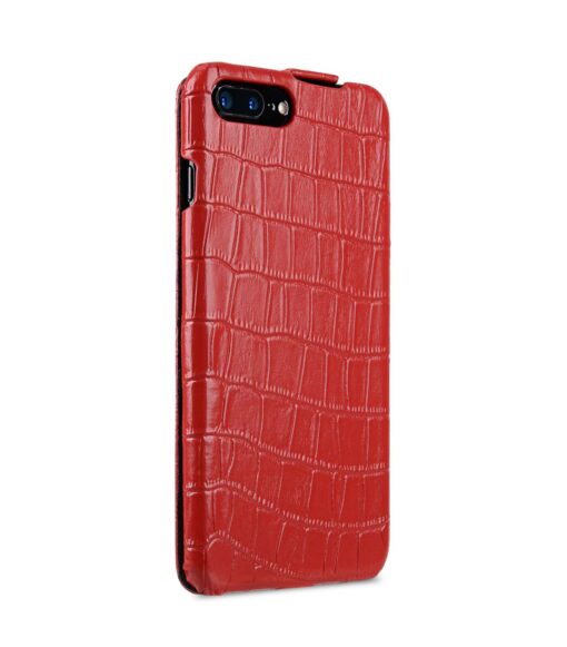 Melkco Premium Leather Case for Apple iPhone 7 / 8 Plus (5.5") - Jacka Type (Red CR)