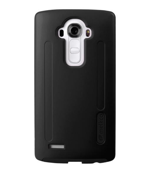 Melkco Special Edition Kubalt Double Layer Cases for LG Optimus G4 - Black / Black