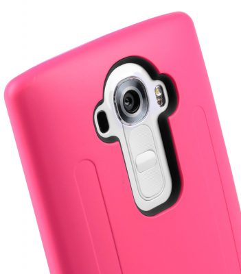 Melkco Special Edition Kubalt Double Layer Cases for LG Optimus G4 - Pink / Black
